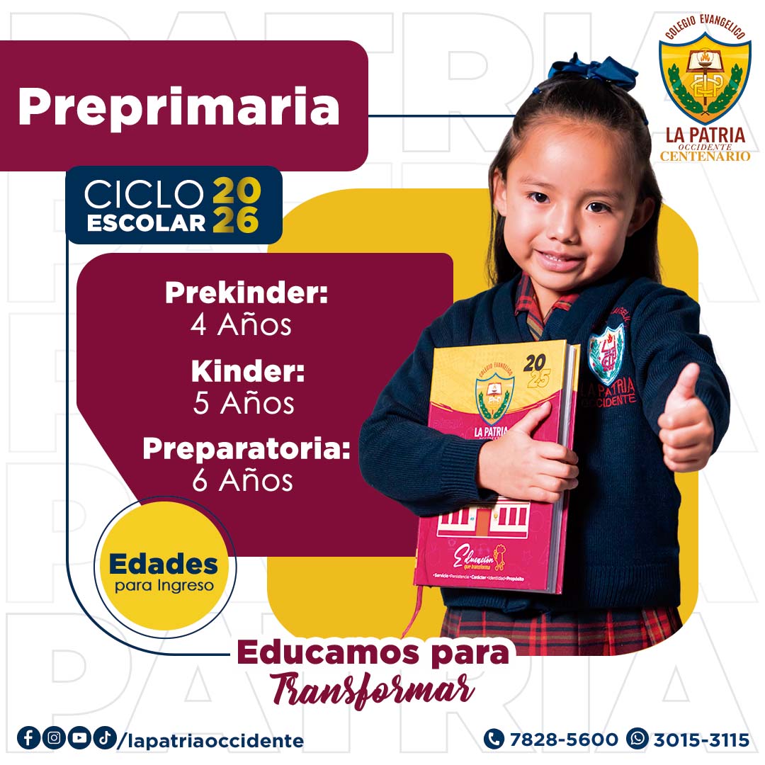Preprimaria 2026